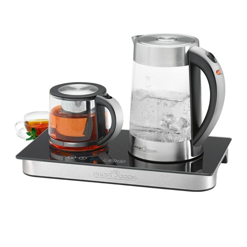 Wasserkocher mit Elektrischer Teekanne Proficook PC-TKS 1056 Stahl 2250 W Edelstahl 1,7 L