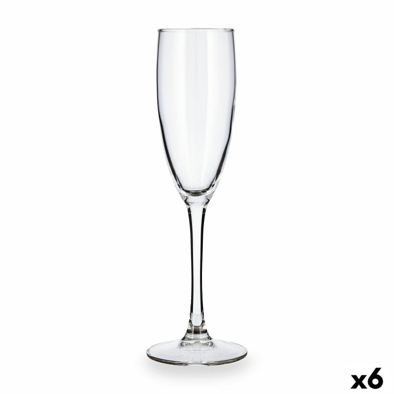 Champagne glass Luminarc Duero Transparent Glass (170 ml) (6 Units)