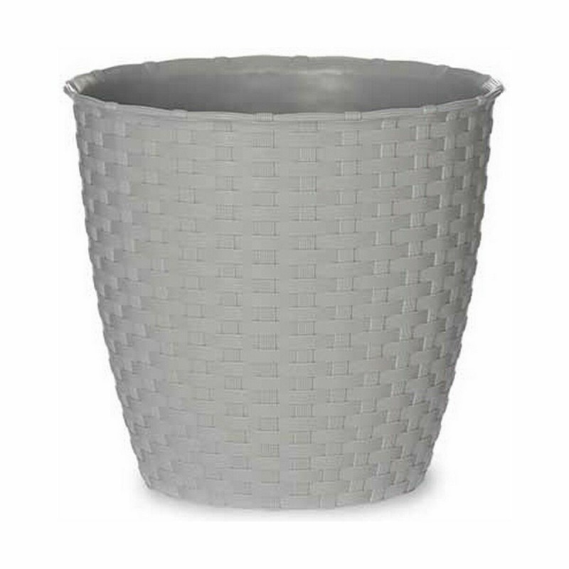 Blumentopf Stefanplast Grau Kunststoff 19 x 17,5 x 19 cm (12 Stück)