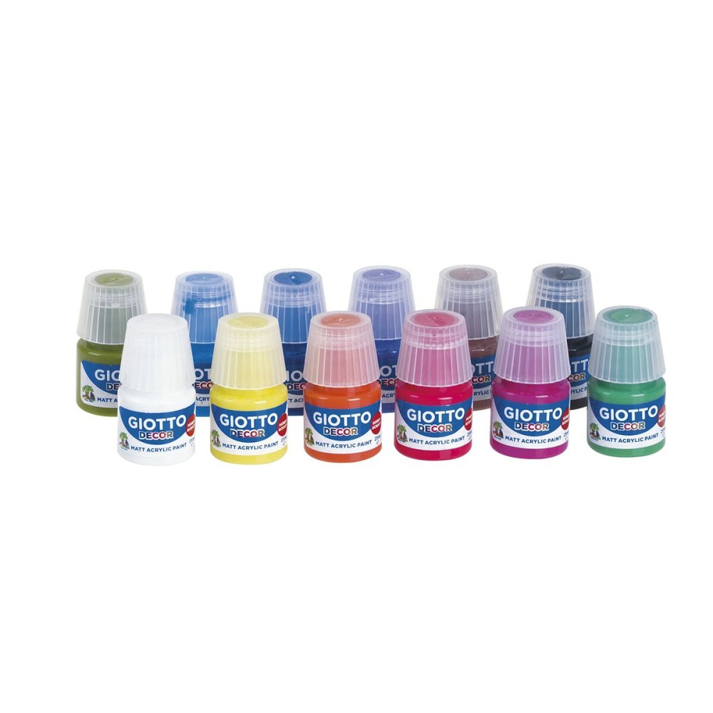 Gouache Giotto Decor Multicouleur 12 Pièces 25 ml (12 Unités)