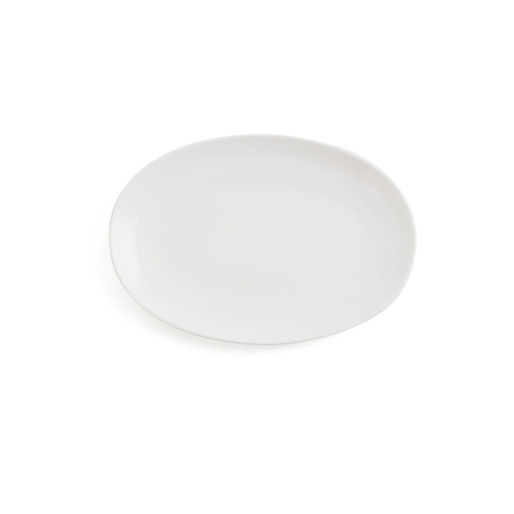 Serving Platter Ariane Vital Coupe Oval White Ceramic Ø 21 cm (12 Units)