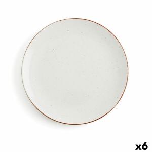 Assiette plate Ariane Terra Céramique Beige (Ø 29 cm) (6 Unités)