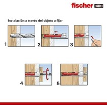 Box of screws Fischer duotec (2 Units)