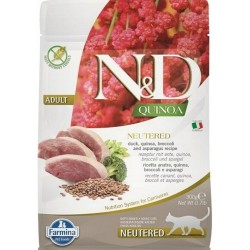 Aliments pour chat Farmina N&D Quinoa Adulte Canard Brocoli 300 g