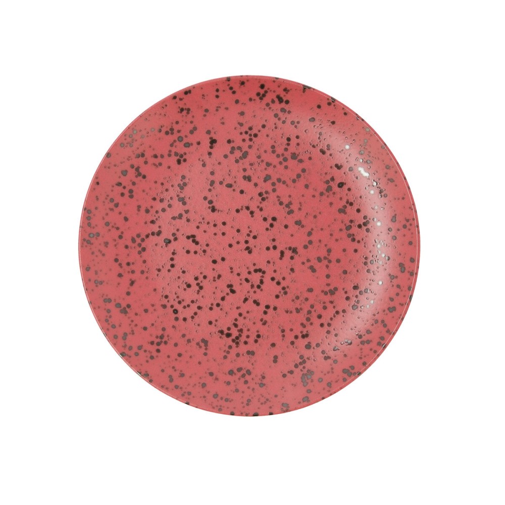 Flat plate Ariane Oxide Ceramic Red (Ø 27 cm) (6 Units)