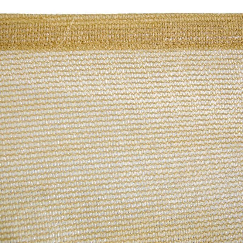 Sonnensegel Markise 3,5 x 3,5 m Beige Polyäthylen 350 x 350 x 0,5 cm