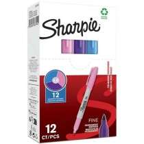 Dauermarker Sharpie Lila Rosa türkis (12 Stück)