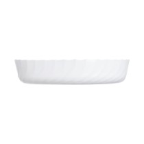 Serving Platter Luminarc Trianon Oval White Glass 31 x 24 cm (6 Units)