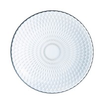 Flacher Teller Luminarc Pampille Clear Durchsichtig Glas 25 cm (24 Stück)