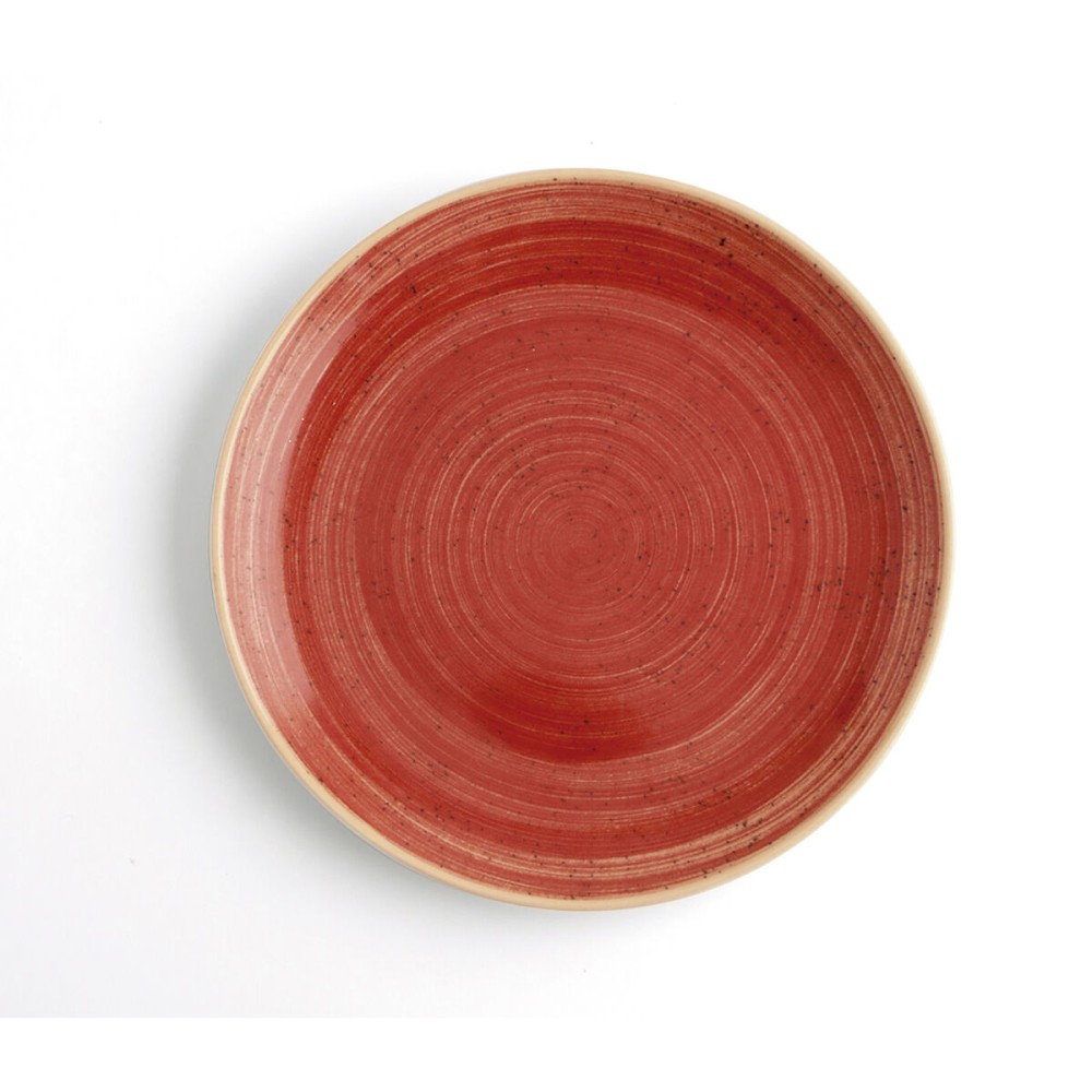 Assiette plate Ariane Terra Rouge Céramique Ø 21 cm (12 Unités)