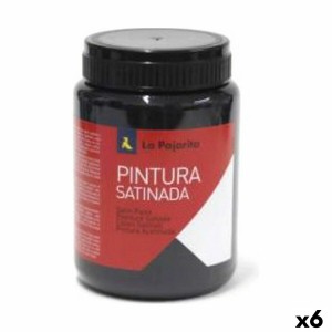 Gouache La Pajarita L-22 Noir Satiné Scolaire (35 ml) (6 Unités)