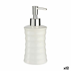 Soap Dispenser Berilo DW20800-B White Metal Ceramic Waves 260 ml (12 Units)