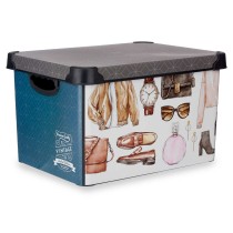 Aufbewahrungsbox Kipit Vintage Kunststoff Vintage 22 L 30 x 23,5 x 40 cm Mit Griffen (12 Stück)