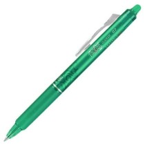 Crayon Pilot Frixion Clicker Encre effaçable Vert 0,4 mm (12 Unités)