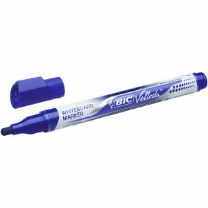 Marqueur Bic Velleda Bleu (12 Pièces)