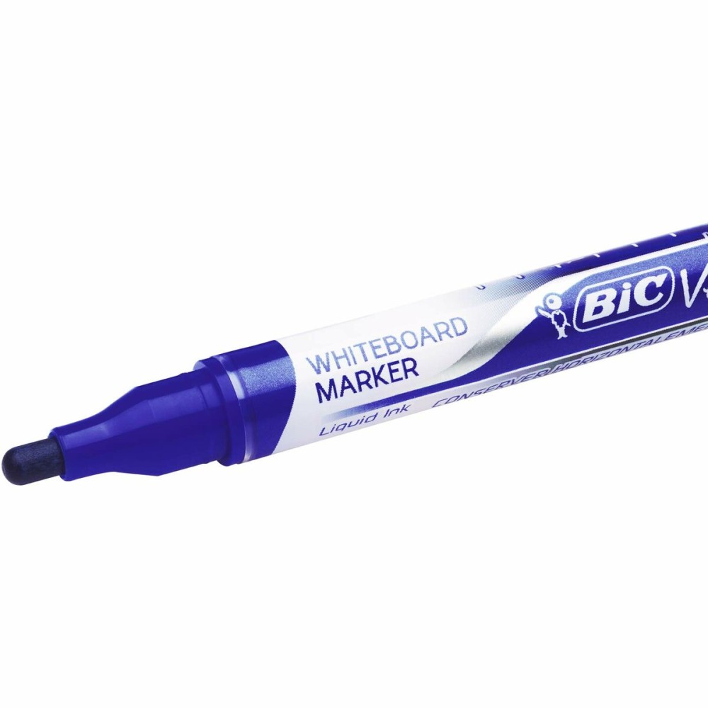 Marqueur Bic Velleda Bleu (12 Pièces)