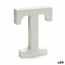 Lettre Pincello T Blanc 2 x 16 x 14,5 cm (24 Unités)