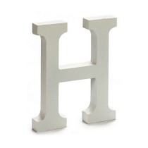 Letter Pincello H White 1,8 x 21 x 17 cm (12 Units)