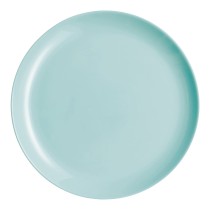 Flat plate Luminarc Diwali Turquoise Glass (25 cm) (24 Units)