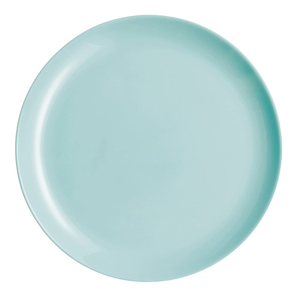 Assiette plate Luminarc Diwali Turquoise verre (25 cm) (24 Unités)