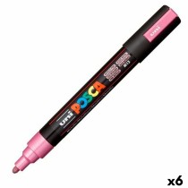 Filzstift POSCA PC-5M Rosa (6 Stück)