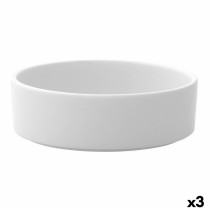 Salad Bowl Ariane Prime Ceramic White Ø 21 cm (3 Units)