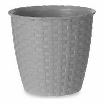 Blumentopf Stefanplast Grau Kunststoff 14 x 13 x 14 cm (12 Stück)