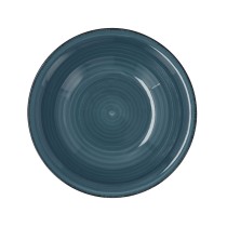 Deep Plate Quid Vita Ceramic Blue (ø 21,5 cm) (12 Units)