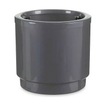 Self-watering flowerpot Ibergarden 4138-PLA Silver polypropylene 38 x 37,5 x 38 cm 38 x 37 x 38 cm (2 Units)