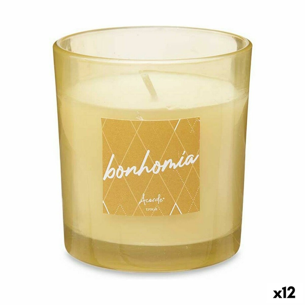 Scented Candle Acorde 86485 Amber 120 g (12 Units)