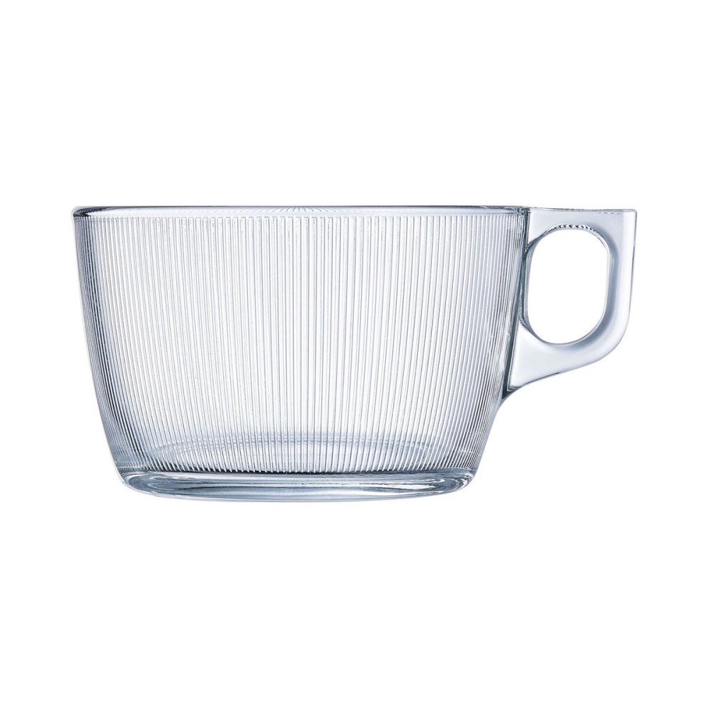 Tasse Luminarc Stripy Grand Transparent verre (500 ml) (6 Unités)