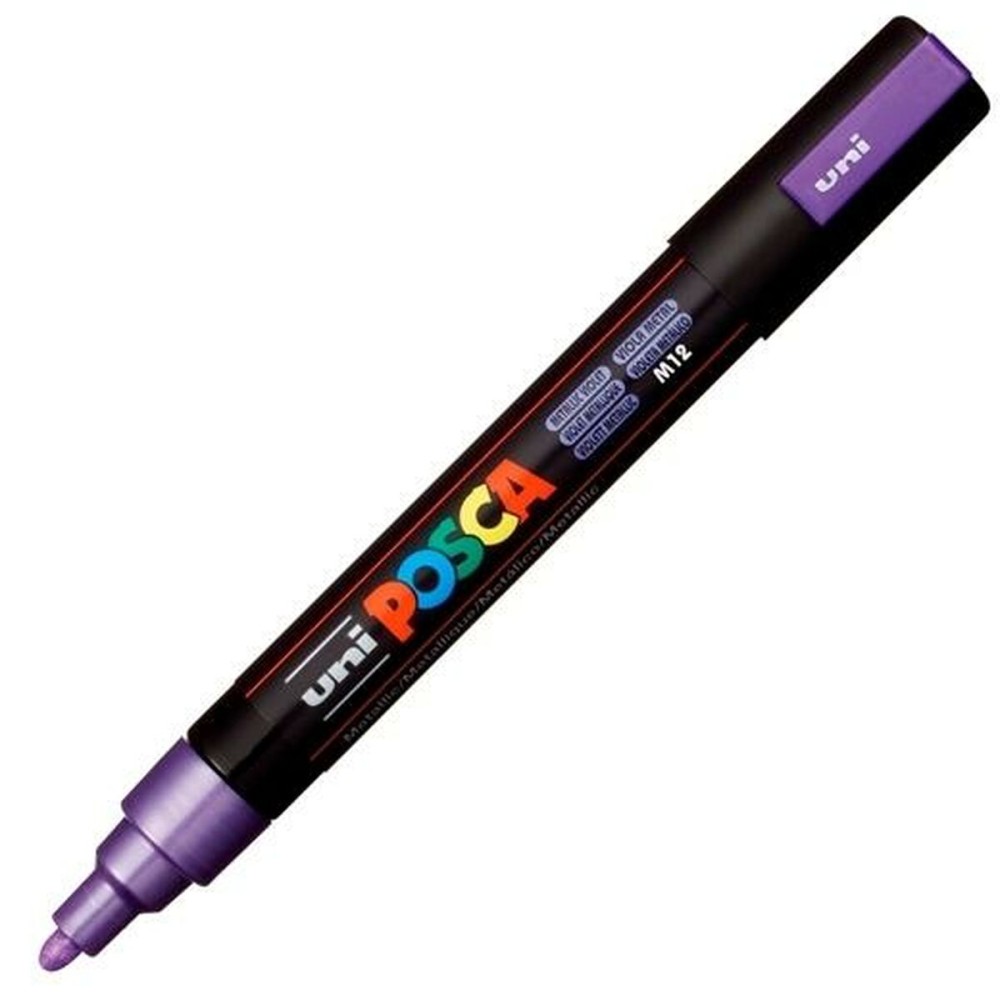 Marker pen/felt-tip pen POSCA PC-5M Violet (6 Units)