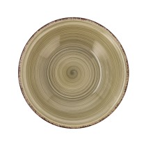 Deep Plate Quid Natura Vita Ceramic Green (ø 21,5 cm) (12 Units)