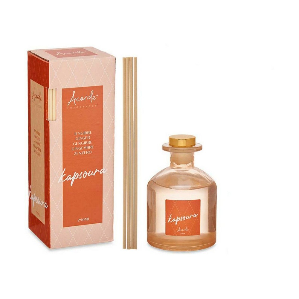 Bâtonnets Parfumés Acorde 250ML-C Gingembre 250 ml (6 Unités)