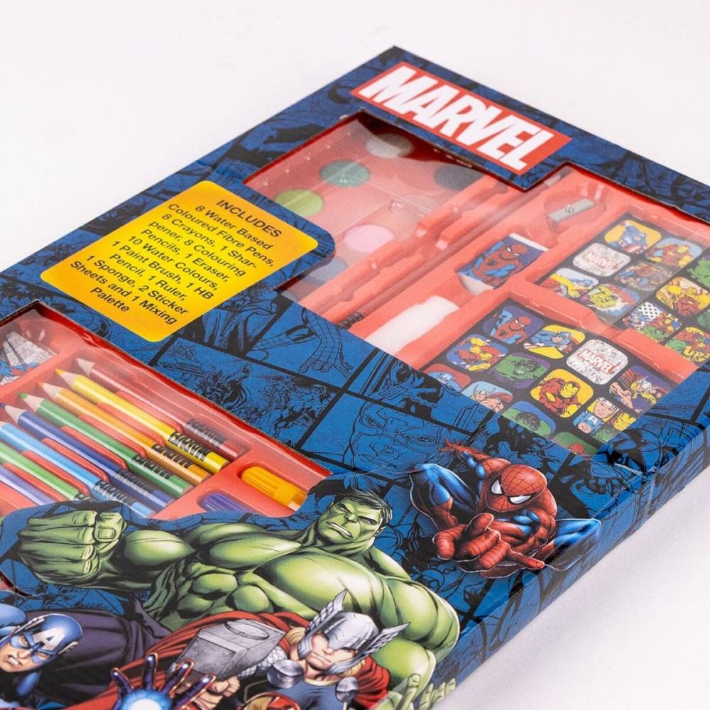 Stationery Set Marvel Briefcase Red