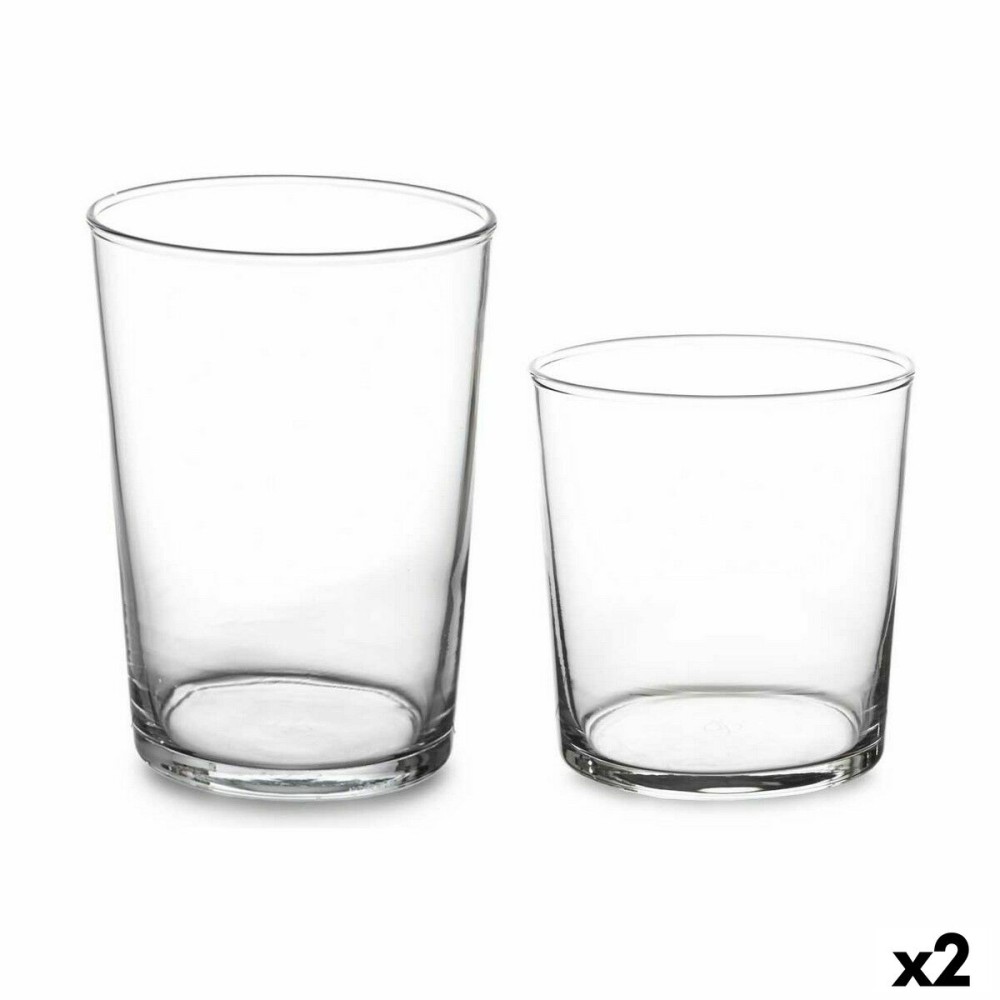 Set de Verres Bistro Transparent verre (380 ml) (2 Unités) (510 ml)