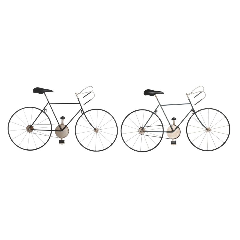 Deko-Figur DKD Home Decor 78 x 2,5 x 45 cm Fahrrad Vintage (2 Stück)