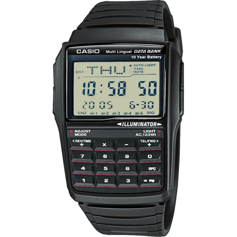 Montre Homme Casio DATABANK CALCULATOR (Ø 37 mm)