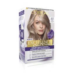 Dauerhafte Creme-Coloration L'Oreal Make Up Excellence 8,11 Helles Aschblond 192 ml