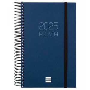 Diary Finocam OPAQUE Blue 11,7 x 18,1 cm 2025