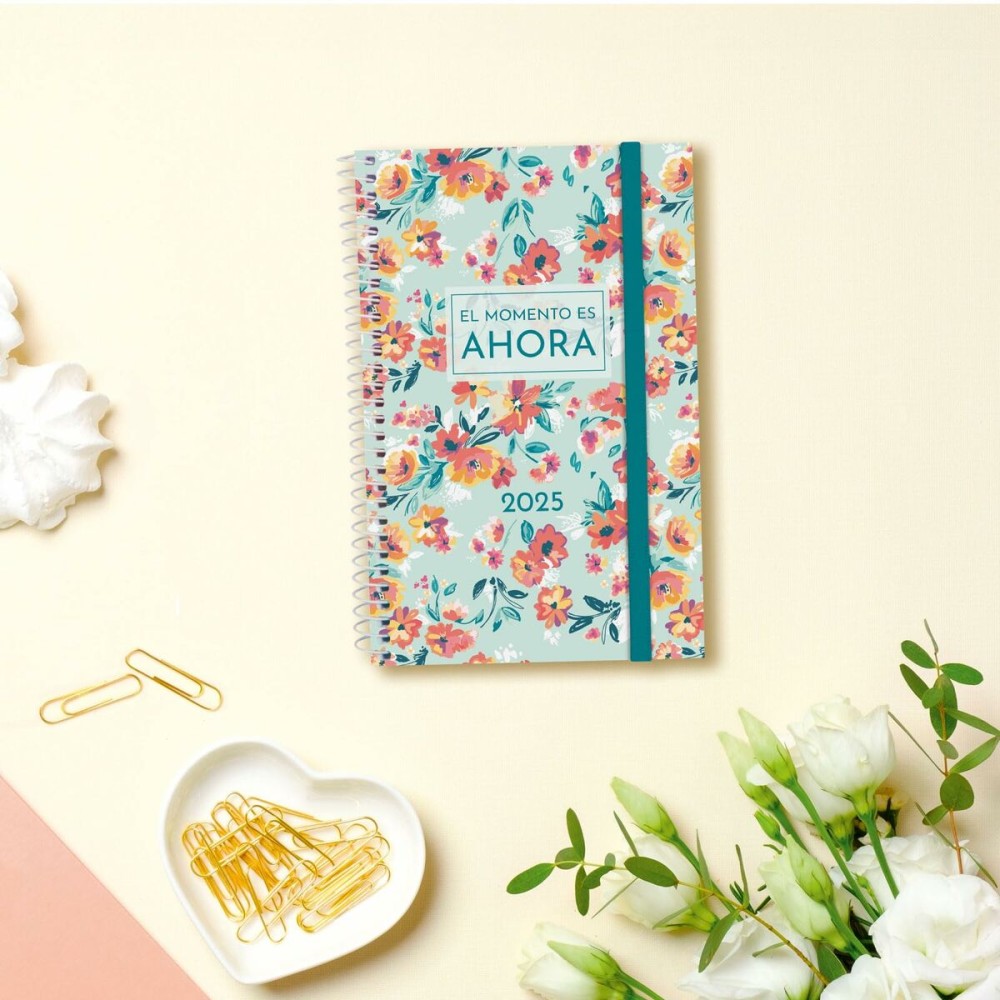 Agenda Finocam DESIGN COLLECTION 11,7 x 18,1 cm 2025 Floral