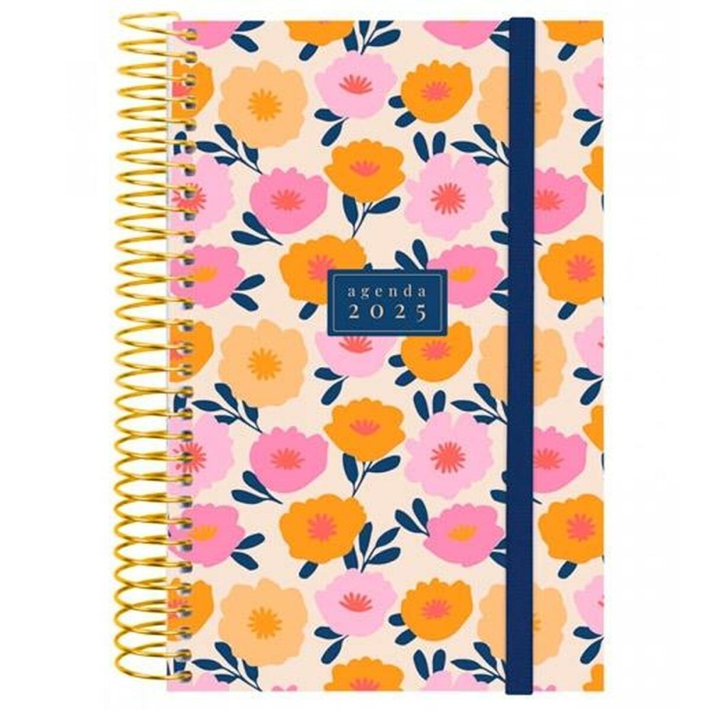 Agenda Finocam DESIGN COLLECTION 11,7 x 18,1 cm 2025 Floral