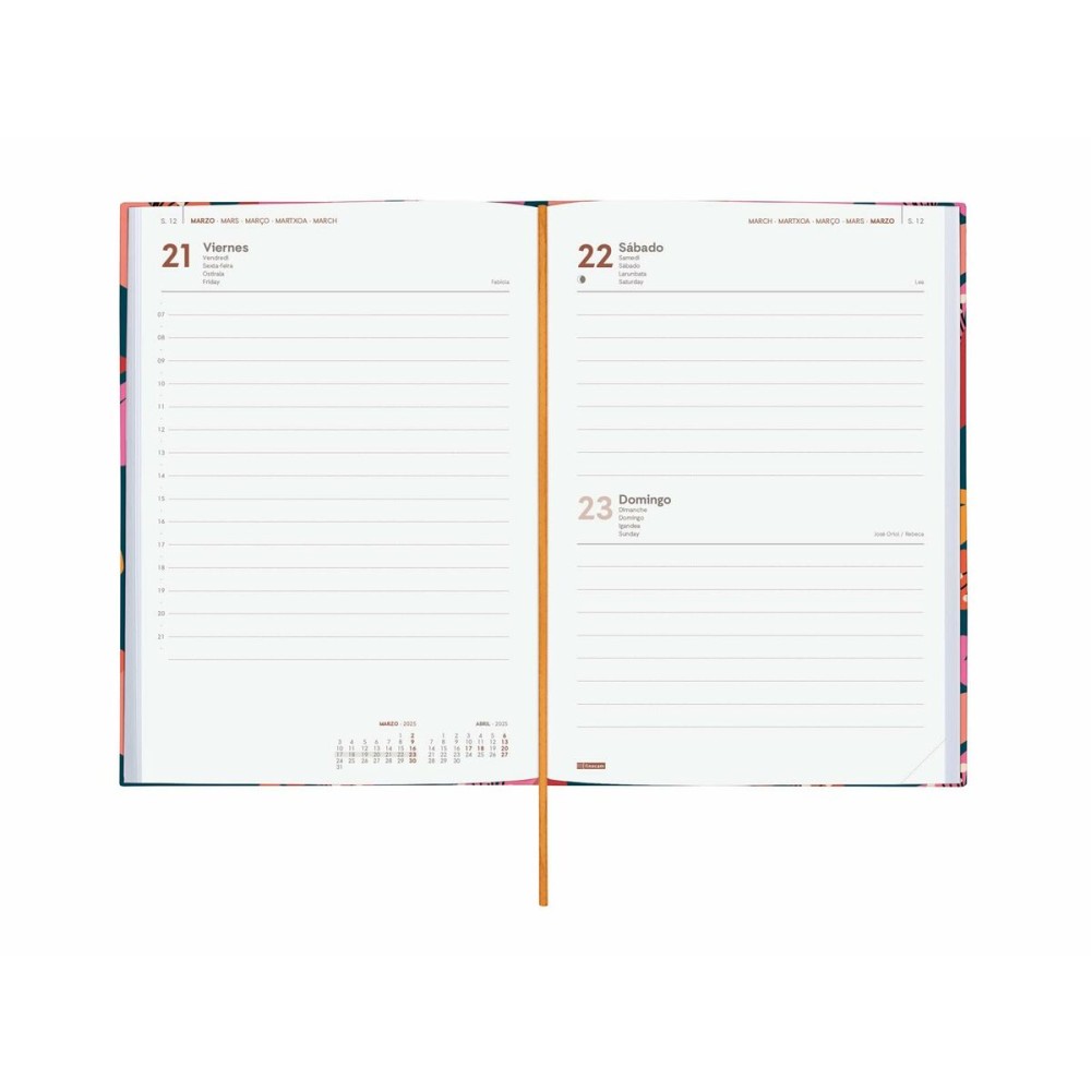 Agenda Finocam DYNAMIC BERLIN Y10 A5 14 x 20,4 cm 2025