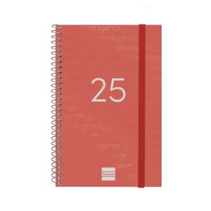 Diary Finocam YEAR Red 11,7 x 18,1 cm 2025