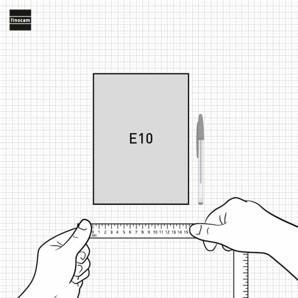 Tagesordnung Finocam MY E10 Rot A5 15,5 x 21,2 cm 2025