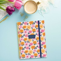 Diary Finocam DESIGN COLLECTION A5 15,5 x 21,2 cm 2025 Floral