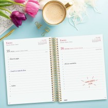 Agenda Finocam DESIGN COLLECTION A5 15,5 x 21,2 cm 2025 Floral