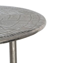 Table Basse Aluminium 60 x 60 x 40 cm