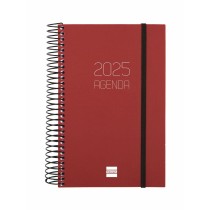 Agenda Finocam OPAQUE Bordeaux 11,7 x 18,1 cm 2025