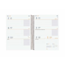 Diary Finocam Black 1/8 12 x 16,4 cm 2024-2025